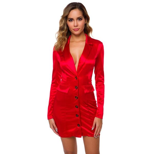 women deep v neck long sleeve button down mini shirt dress red/yellow/pink summer club bodycon mini party dress, Black;gray
women deep v neck long sleeve button down mini shirt dress red/yellow/pink summer club bodycon mini party dress, Black;gray