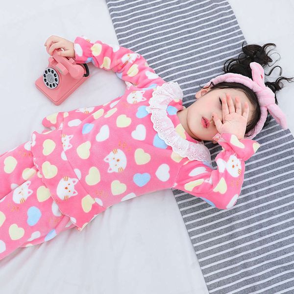 children's suit autumn and winter korean version handsome cartoon pullover girls coral veet two piece pajamas, Blue;red
children's suit autumn and winter korean version handsome cartoon pullover girls coral veet two piece pajamas, Blue;red
