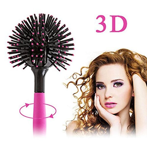 3d round hair brushes comb salon make up 360 degree ball styling magic detangling hairbrush heat resistant hair comb f wmtfzr, Silver
3d round hair brushes comb salon make up 360 degree ball styling magic detangling hairbrush heat resistant hair comb f wmtfzr, Silver