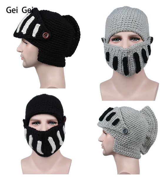 fashion winter cap men's woolen new creative novelty roman knight hand knitted warm foot fighter christmas mask beanie hat
fashion winter cap men's woolen new creative novelty roman knight hand knitted warm foot fighter christmas mask beanie hat