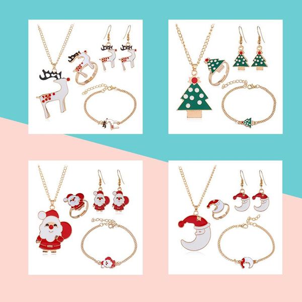 stud christmas series cartoon snowman elk snowflake tree santa claus earrings necklace bracelet fashion festival cute, Golden;silver
stud christmas series cartoon snowman elk snowflake tree santa claus earrings necklace bracelet fashion festival cute, Golden;silver