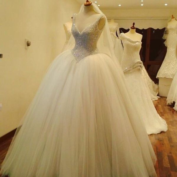 beaded ball gown wedding dresses v-neck trouwjurk robe mariage lace up back ivory princess wedding gowns bridal dress, White
beaded ball gown wedding dresses v-neck trouwjurk robe mariage lace up back ivory princess wedding gowns bridal dress, White