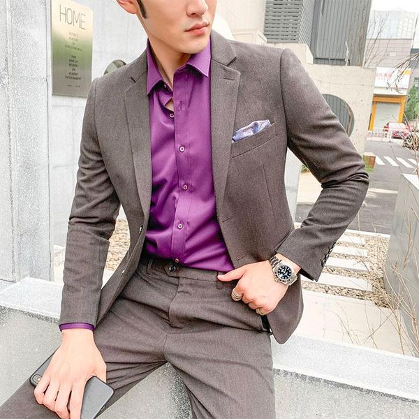 asian size 2019 new men business casual fashion street fashion slim lapel one button long sleeve 2pcs solid color mens suits1, White;black
asian size 2019 new men business casual fashion street fashion slim lapel one button long sleeve 2pcs solid color mens suits1, White;black