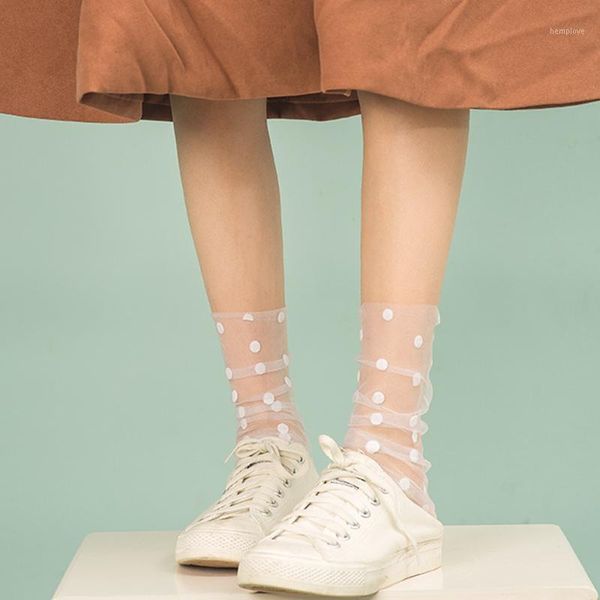 korean polka dot tulle socks women transparent ultra-thin long socks female chiffon funny knee streetwear calcetines mujer1, Black;white
korean polka dot tulle socks women transparent ultra-thin long socks female chiffon funny knee streetwear calcetines mujer1, Black;white