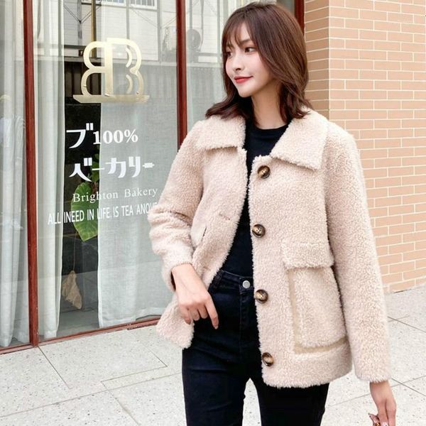 fashion women 2020 autumn winter new long sleeves thick warm short real fur coats female single breasted wool fur outwears z1101, Black
fashion women 2020 autumn winter new long sleeves thick warm short real fur coats female single breasted wool fur outwears z1101, Black