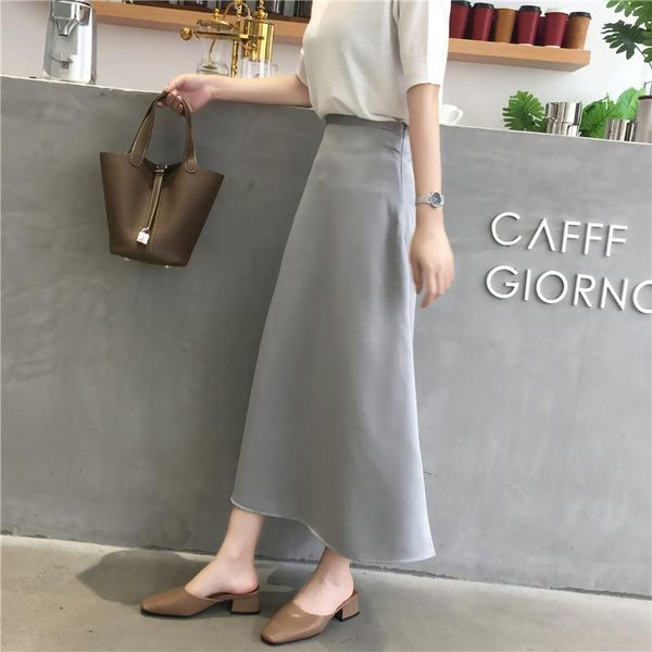 fashion party office skirts solid high waist skirts women elegant skirt ladies glossy satin skirt plain shiny, Black
fashion party office skirts solid high waist skirts women elegant skirt ladies glossy satin skirt plain shiny, Black