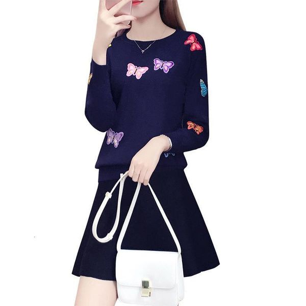 knitted pullover women sweaters 2021 autumn fashion o neck embroidery slim knitwear jumpers pull femme womens plus size, White;black
knitted pullover women sweaters 2021 autumn fashion o neck embroidery slim knitwear jumpers pull femme womens plus size, White;black