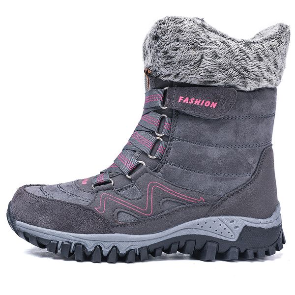 2021 the new winter female snowboots calf's feet cold weather anti-skid lady shoes htom, Black
2021 the new winter female snowboots calf's feet cold weather anti-skid lady shoes htom, Black