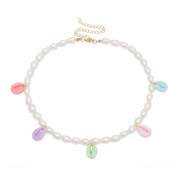 chains 1pcs fashion design bohemian handmade multicolor shell necklace knot pearl for women jewelry, Silver
chains 1pcs fashion design bohemian handmade multicolor shell necklace knot pearl for women jewelry, Silver