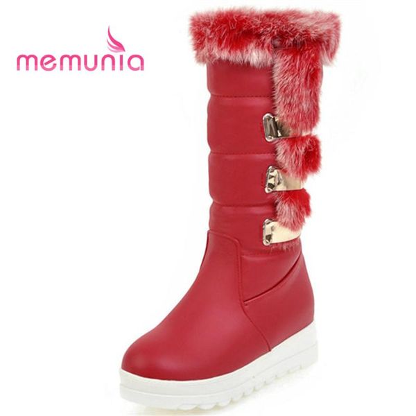 memunia new arrive mid calf boots for women elegant metal decoration fashion boots round toe square heel large size 34-43, Black
memunia new arrive mid calf boots for women elegant metal decoration fashion boots round toe square heel large size 34-43, Black