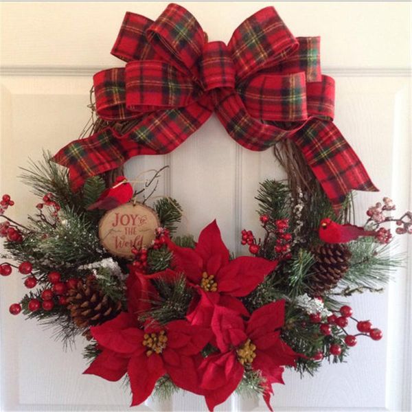 2020 new christmas rattan wreath garland pine needles decoration with bow flower wreaths brown tree branch hanging pendants
2020 new christmas rattan wreath garland pine needles decoration with bow flower wreaths brown tree branch hanging pendants