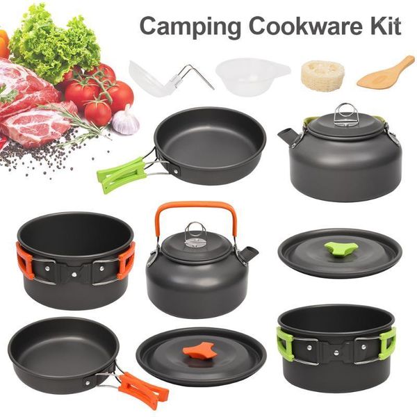 camp kitchen camping cookware kit outdoor aluminum cooking set water kettle pan pot ultralight travelling hiking picnic tableware equipment1
camp kitchen camping cookware kit outdoor aluminum cooking set water kettle pan pot ultralight travelling hiking picnic tableware equipment1