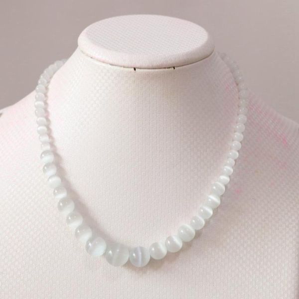 chains fashion 3 colors multicolor cat eyes 6-14mm round beads diy necklace for women chain choker elegant jewelry 18inch b622, Silver
chains fashion 3 colors multicolor cat eyes 6-14mm round beads diy necklace for women chain choker elegant jewelry 18inch b622, Silver