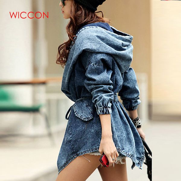 new girl's denim jackets oversized hoodie hooded outerwear jean wind jacket fashion design denim women coatx1016, Black;brown
new girl's denim jackets oversized hoodie hooded outerwear jean wind jacket fashion design denim women coatx1016, Black;brown