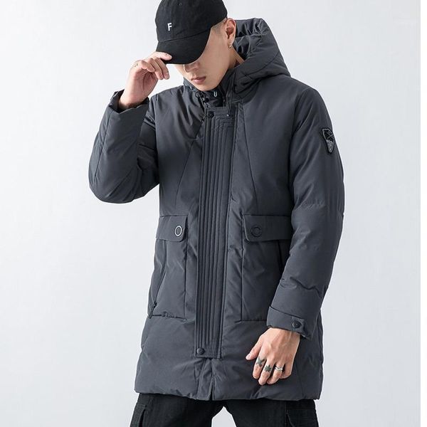 ewq / men's wear 2020 winter cotton clothing for male thickening keep warm cotton-padded casual trend long coat with hat 9y00781, Black
ewq / men's wear 2020 winter cotton clothing for male thickening keep warm cotton-padded casual trend long coat with hat 9y00781, Black