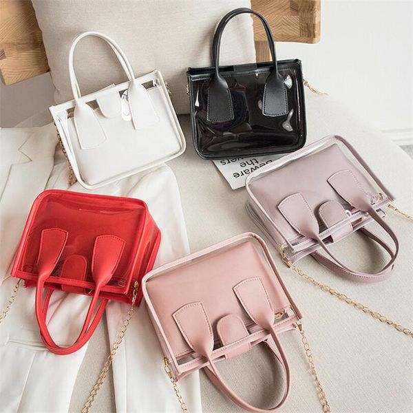 fashion women clear shoulder bags adjustable chain crossbody bag female girls solid color purse handbag for daily travel
fashion women clear shoulder bags adjustable chain crossbody bag female girls solid color purse handbag for daily travel