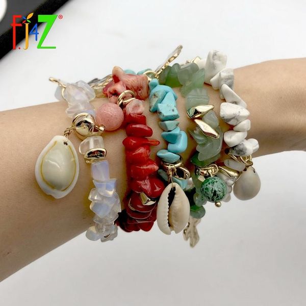 charm bracelets f.j4z nature seashell women irregular stone beaded cross bracelet elastic bangles bransoletka kobieta, Golden;silver
charm bracelets f.j4z nature seashell women irregular stone beaded cross bracelet elastic bangles bransoletka kobieta, Golden;silver