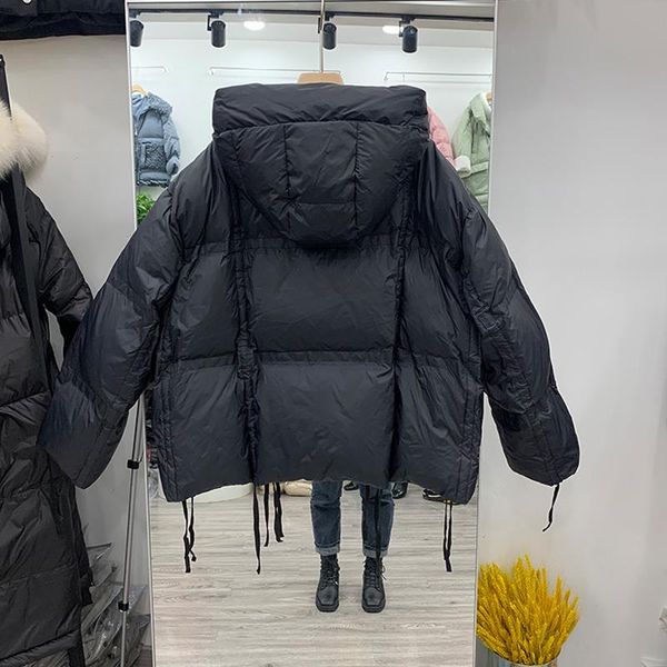 2020 new hooded down duck winter jas women's parka short loss women white nhqlo, Black
2020 new hooded down duck winter jas women's parka short loss women white nhqlo, Black
