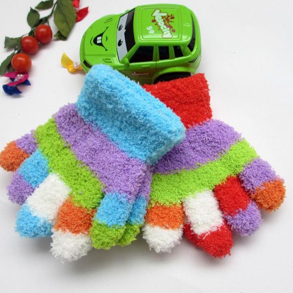 keep warm in winter coral fleece gloves students and children five-color cute knitted material soft and comfortable, White
keep warm in winter coral fleece gloves students and children five-color cute knitted material soft and comfortable, White