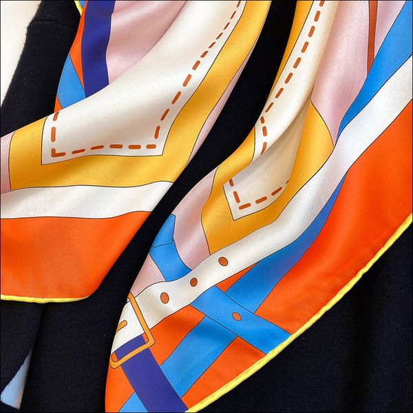 silk head scarves for ladies foulard satin scarf female hand sewn edges scarf 90 print foulard luxe, Blue;gray
silk head scarves for ladies foulard satin scarf female hand sewn edges scarf 90 print foulard luxe, Blue;gray