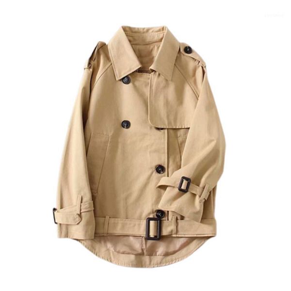 2020 short fund lapel belt windbreaker loose coat women japan original suit-dress harajuku plus size jackets autumn streetwear1, Black;brown
2020 short fund lapel belt windbreaker loose coat women japan original suit-dress harajuku plus size jackets autumn streetwear1, Black;brown