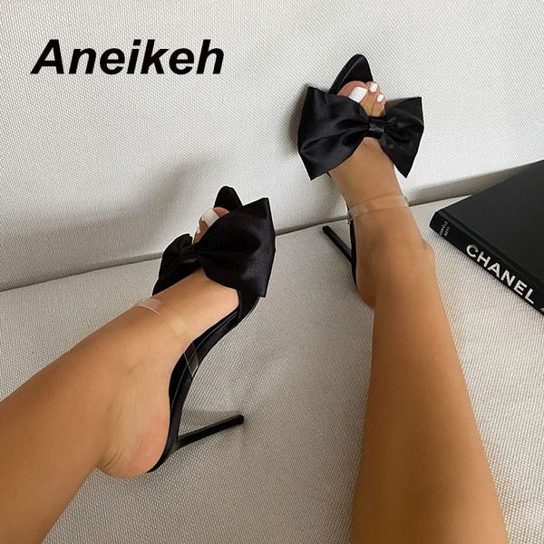aneikeh new summer concise silk butterfly-knot stiletto mules women's pumps 2021 pointed toe slingbacks ladies party shoes c0129, Black
aneikeh new summer concise silk butterfly-knot stiletto mules women's pumps 2021 pointed toe slingbacks ladies party shoes c0129, Black