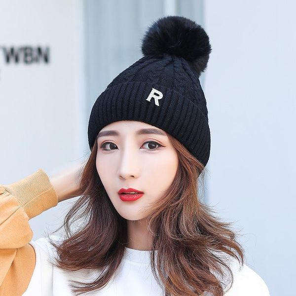 beanie/skull caps winter hats for women plus velvet thick warm cotton cap bonnet femme solid colors brand knitted wool skulls beanie gorro, Blue;gray
beanie/skull caps winter hats for women plus velvet thick warm cotton cap bonnet femme solid colors brand knitted wool skulls beanie gorro, Blue;gray