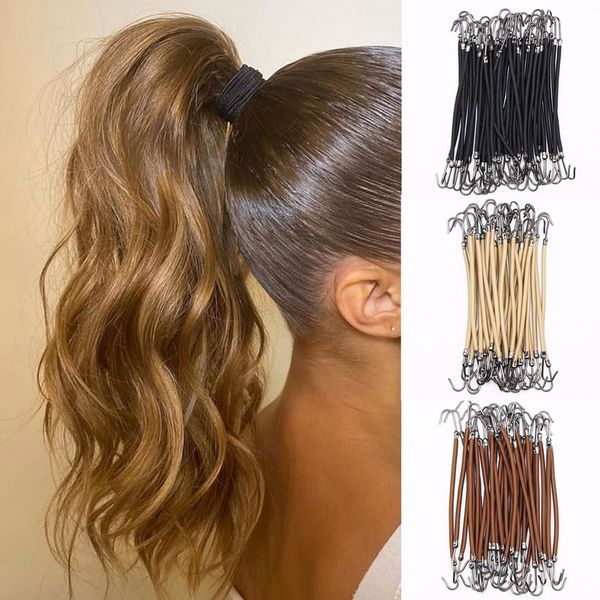 5pcs ponytail rubber elastic hook hair bands for women girls gum hooks hair accessories styling tools holder bungee bands, Black;brown
5pcs ponytail rubber elastic hook hair bands for women girls gum hooks hair accessories styling tools holder bungee bands, Black;brown