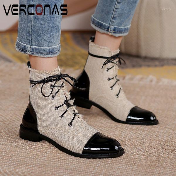boots verconas female fashion casual ankle for women genuine leather lace-up shoes woman autumn winter office low heels boots1, Black
boots verconas female fashion casual ankle for women genuine leather lace-up shoes woman autumn winter office low heels boots1, Black