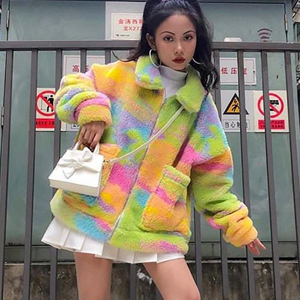women's jackets color block tie dye long sleeve oversized fleece jacket women gothic fall winter loose fuzzy lolita kawaii streetwear c, Black;brown
women's jackets color block tie dye long sleeve oversized fleece jacket women gothic fall winter loose fuzzy lolita kawaii streetwear c, Black;brown
