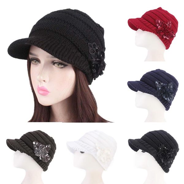 berets women winter beret crochet hat cap peaked visor brim sequin floral ladies knitted octagonal hats elegant beanie casual, Blue;gray
berets women winter beret crochet hat cap peaked visor brim sequin floral ladies knitted octagonal hats elegant beanie casual, Blue;gray