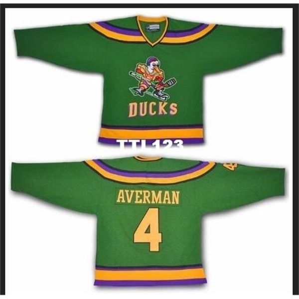 real 121 real full embroidery #4 customize anaheim mighty ducks 4 les averman movie hockey jersey or custom any name or number jersey, Black
real 121 real full embroidery #4 customize anaheim mighty ducks 4 les averman movie hockey jersey or custom any name or number jersey, Black