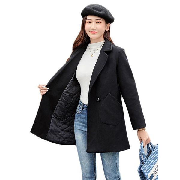 woolen coat women short slim black 2020 autumn winter new korean fashion lapel coffee long sleeve blends jackets feminina cx1354
woolen coat women short slim black 2020 autumn winter new korean fashion lapel coffee long sleeve blends jackets feminina cx1354