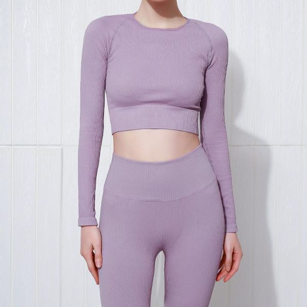 2 piece yoga set women seamless long sleeve crop high waist sports tight suit running solid female gym workout clothes femme, White;red
2 piece yoga set women seamless long sleeve crop high waist sports tight suit running solid female gym workout clothes femme, White;red