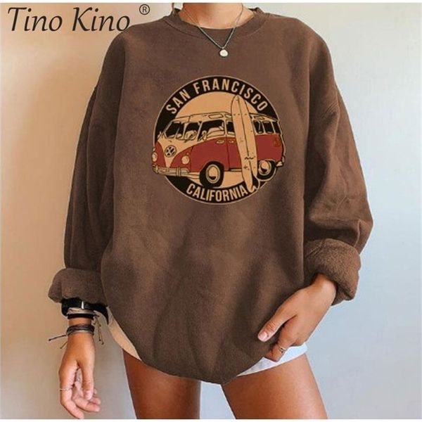 low price promotion women sweatshirts san francisco california buses print oversized woman drop-shoulder pullovers female 220304, Black
low price promotion women sweatshirts san francisco california buses print oversized woman drop-shoulder pullovers female 220304, Black