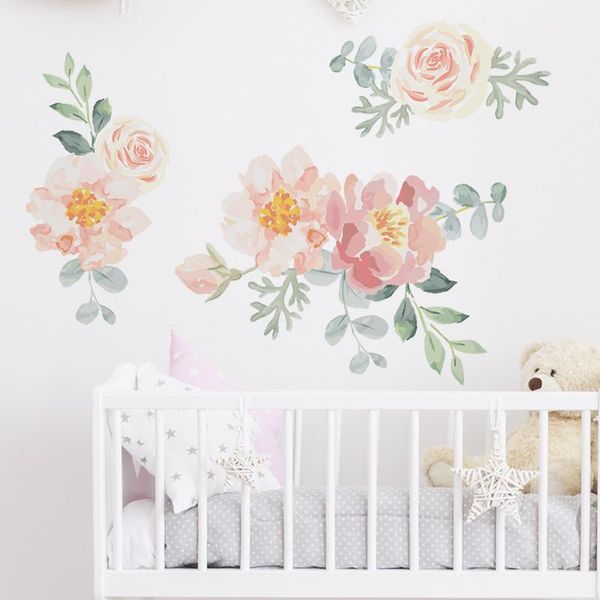 hand paint watercolor flowers wall stickers peony rose green leaves wall decals for baby nuresery living room bedroom decor pvc
hand paint watercolor flowers wall stickers peony rose green leaves wall decals for baby nuresery living room bedroom decor pvc