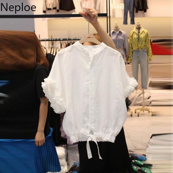neploe 2020 summer new korean women blusas petal patchwork short puff sleeve shirt single breasted bow tie blouse 584751, White
neploe 2020 summer new korean women blusas petal patchwork short puff sleeve shirt single breasted bow tie blouse 584751, White