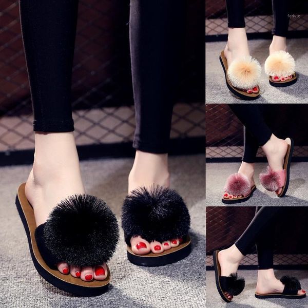 home furry flat fur slippers women beach breathable hair ball home slipper flip-flops flat shoes woman luxury 20201, Black
home furry flat fur slippers women beach breathable hair ball home slipper flip-flops flat shoes woman luxury 20201, Black