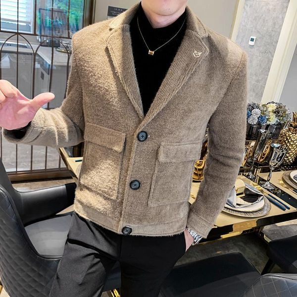 2020 new jacket men's short slim windbreaker autumn and winter suit plus velvet coat woolen clothes autumn clothes1, Black
2020 new jacket men's short slim windbreaker autumn and winter suit plus velvet coat woolen clothes autumn clothes1, Black