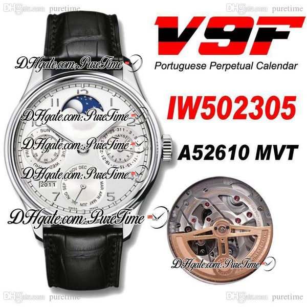 v9f perpetual calendar 503305 стали белый циферблат серебро маркеры moon phase power reserve a52610 автоматическая мужские часы черный кожан, Slivery;brown
v9f perpetual calendar 503305 стали белый циферблат серебро маркеры moon phase power reserve a52610 автоматическая мужские часы черный кожан, Slivery;brown