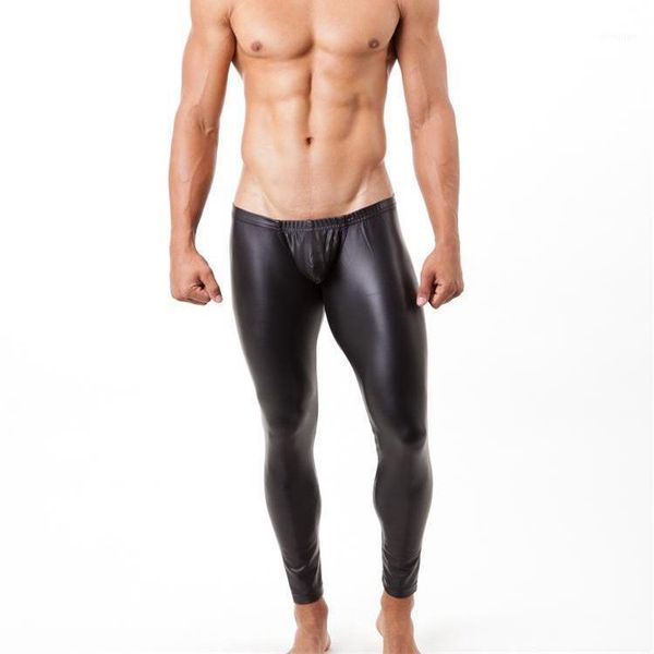 men's imitation leather trousers nightclub tight pajamas and funny patent leather men's casual pants1, Blue
men's imitation leather trousers nightclub tight pajamas and funny patent leather men's casual pants1, Blue