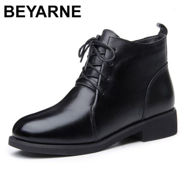 boots beyarne women mar genuine leather round toe square heel ankle winter warm snow casual shoes1, Black
boots beyarne women mar genuine leather round toe square heel ankle winter warm snow casual shoes1, Black