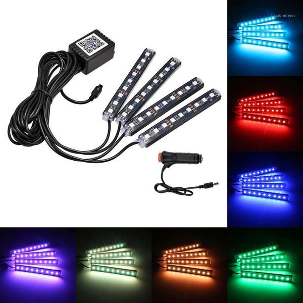 4 pieces interior car rgb bluetooth light app/ voice control auto led lighting strip led light tape decorative atmosphere lamps1
4 pieces interior car rgb bluetooth light app/ voice control auto led lighting strip led light tape decorative atmosphere lamps1