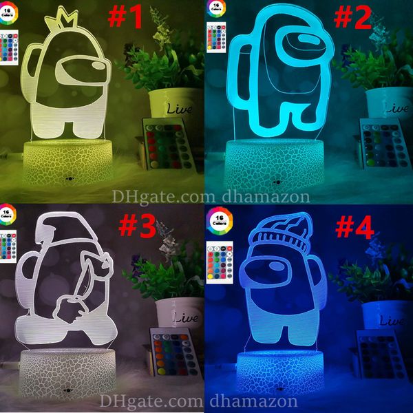 among us led lighted 3d illusion desklamp creative crack base with remote control bedside night lamps dhl free
among us led lighted 3d illusion desklamp creative crack base with remote control bedside night lamps dhl free