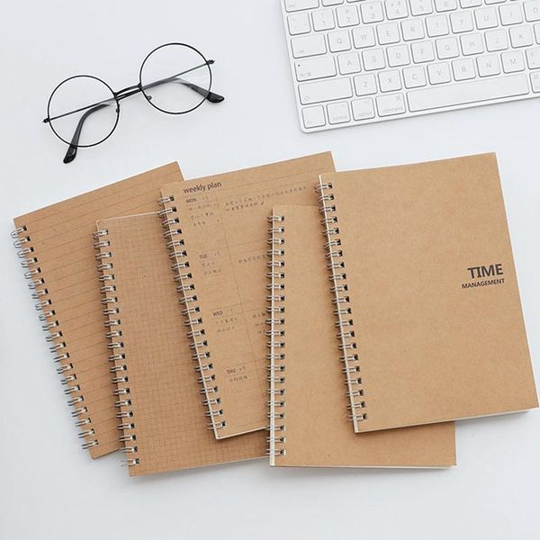 daily plan notebook work efficiency manual plan book coil loose-leaf notebook office school stationery kraft paper cover, Purple;pink
daily plan notebook work efficiency manual plan book coil loose-leaf notebook office school stationery kraft paper cover, Purple;pink