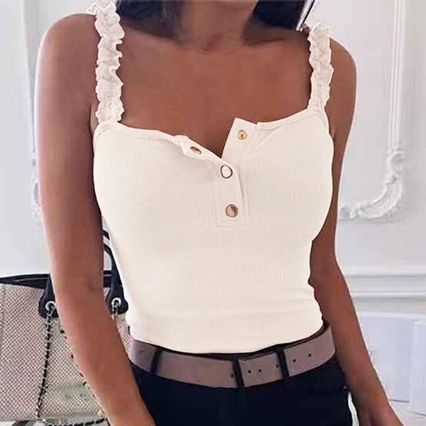 oeak tank square collar solid knitted casual shirts basic summer ribbed slim ruffles women
oeak tank square collar solid knitted casual shirts basic summer ribbed slim ruffles women
