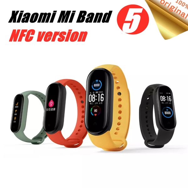 xiaomi band nfc or standard smart bracelet 5 fitness tracker heart rate monitor amoled screen miband5 mi band5 wristband
xiaomi band nfc or standard smart bracelet 5 fitness tracker heart rate monitor amoled screen miband5 mi band5 wristband