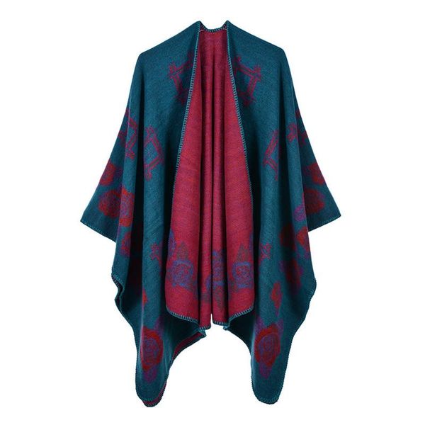 2019 new fashion autumn winter warm ponchos and capes for women oversized print shawls wraps cashmere pashmina female bufanda wmtcof, Blue;gray
2019 new fashion autumn winter warm ponchos and capes for women oversized print shawls wraps cashmere pashmina female bufanda wmtcof, Blue;gray
