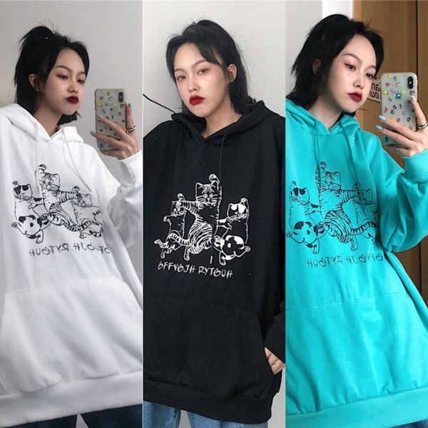 vypvl autumn and winter party student sweater wear waitmore sweater women's cec hooded thin loose korean ins style trendy aeitk, Black
vypvl autumn and winter party student sweater wear waitmore sweater women's cec hooded thin loose korean ins style trendy aeitk, Black