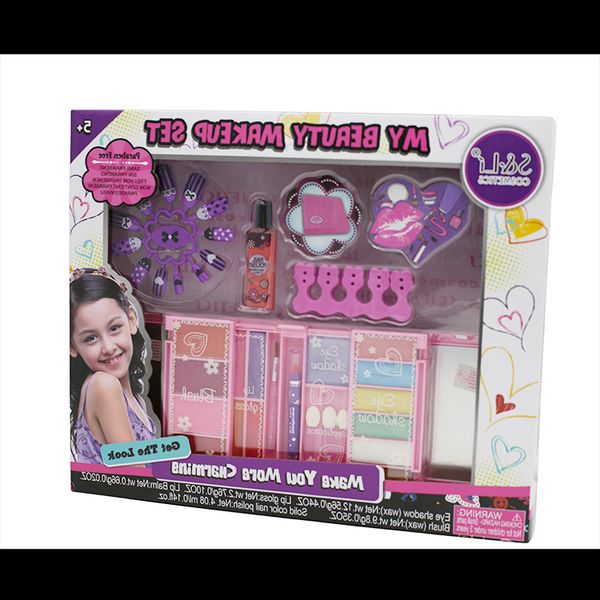 kid container princess make up set cosmetic girl 
kid container princess make up set cosmetic girl